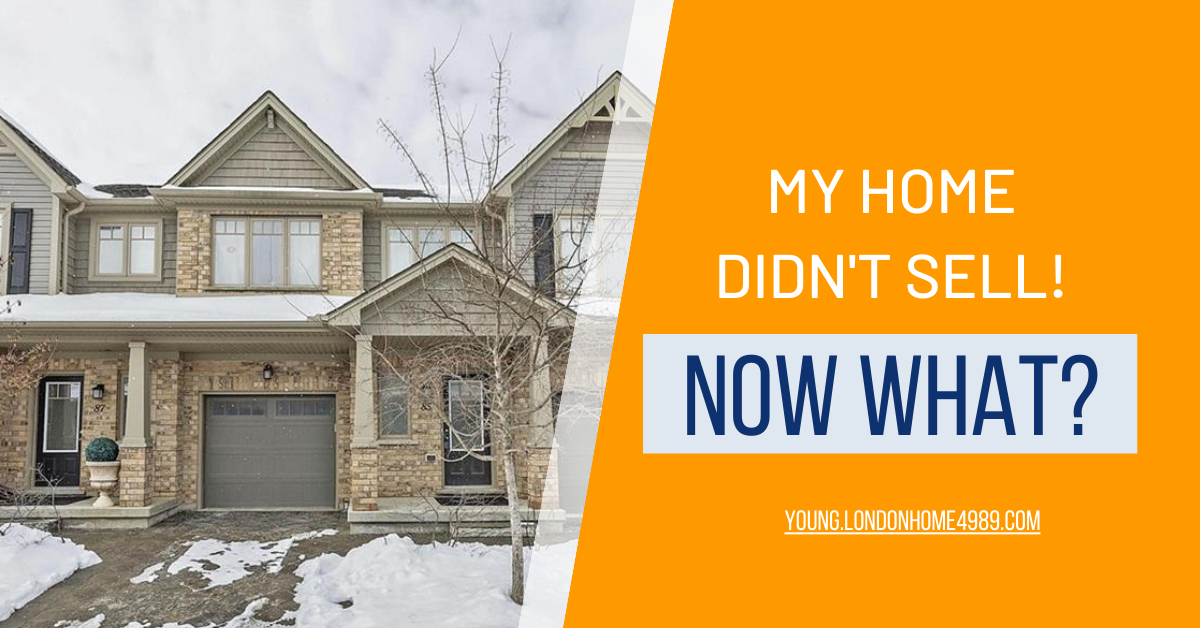 My Home Didn’t Sell! Now What?